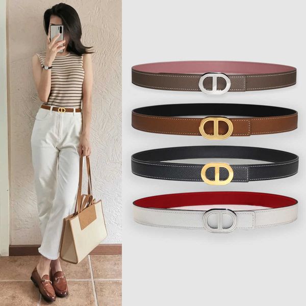 new steel buckle h women's original cowhide belt premium double sided leather for women complete package, Silver
new steel buckle h women's original cowhide belt premium double sided leather for women complete package, Silver
