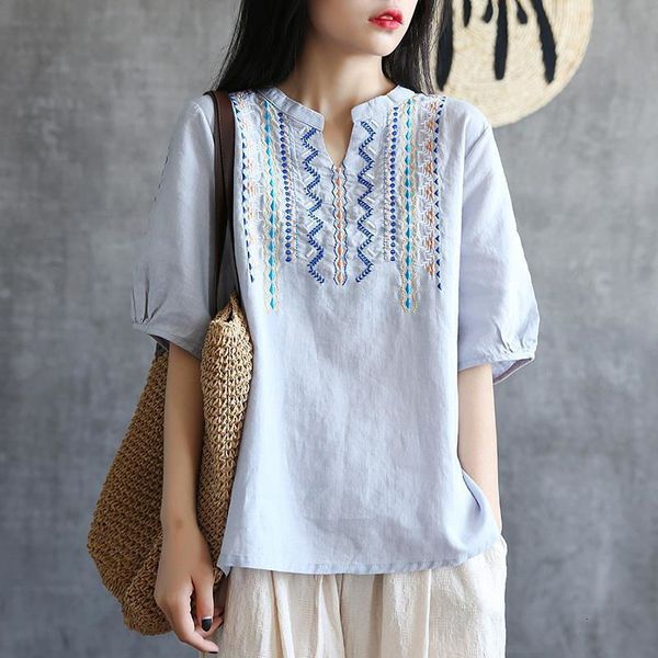 women's t-shirt short sleeve plus size cotton vintage blouse embroidery ladies summer casual loose white shirts for women 230320
women's t-shirt short sleeve plus size cotton vintage blouse embroidery ladies summer casual loose white shirts for women 230320