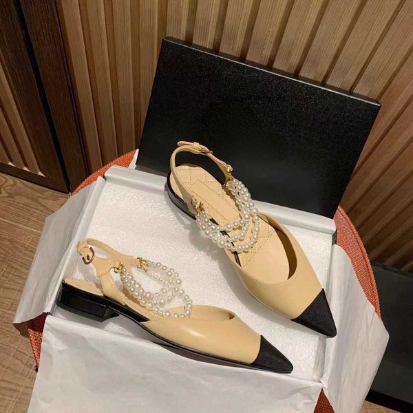 dress shoes high version small fragrant flat sole single shoes women's pearl chain leather pointed toe wrap french color contrast back, Black
dress shoes high version small fragrant flat sole single shoes women's pearl chain leather pointed toe wrap french color contrast back, Black