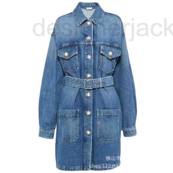 casual dresses designer early autumn new flower pearl button belt denim back neck letter print waist a line zo9h, Black;gray
casual dresses designer early autumn new flower pearl button belt denim back neck letter print waist a line zo9h, Black;gray