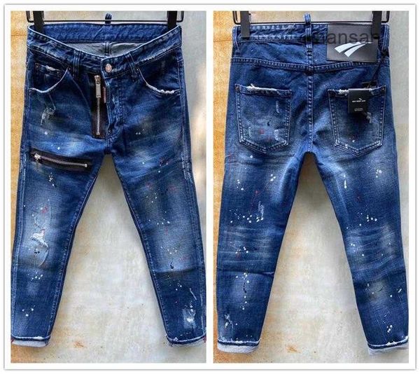 brand d2 denim dsq2 men dsquared2 embroidery dsquare designer 2 jeans biker new pants quality fashion holes trousers italy 2 ppt ucyf, Blue
brand d2 denim dsq2 men dsquared2 embroidery dsquare designer 2 jeans biker new pants quality fashion holes trousers italy 2 ppt ucyf, Blue