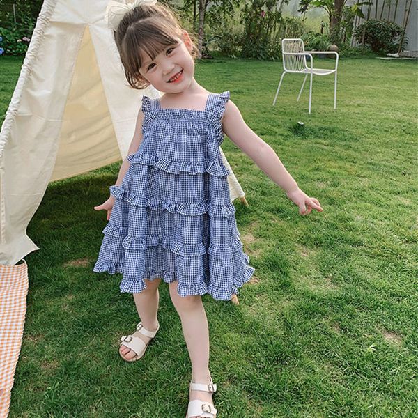 girl's dresses summer girls dress children's clothing toddler baby kids suspender plaid vest dress lace stitching cake princess dr, Red;yellow
girl's dresses summer girls dress children's clothing toddler baby kids suspender plaid vest dress lace stitching cake princess dr, Red;yellow