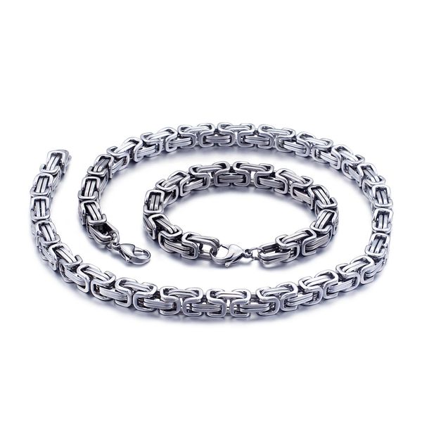 mens jewelry set silver imperial chain necklace bracelet stainless steel byzantine chain jewelry holiday gifts 6mm 22inch 8.5inch set
mens jewelry set silver imperial chain necklace bracelet stainless steel byzantine chain jewelry holiday gifts 6mm 22inch 8.5inch set