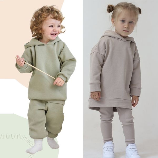 clothing sets children kids fleece winter outfits solid cotton hooded sweatshirt pants toddler infant suit boy girl casual warm clothes 2303, White
clothing sets children kids fleece winter outfits solid cotton hooded sweatshirt pants toddler infant suit boy girl casual warm clothes 2303, White