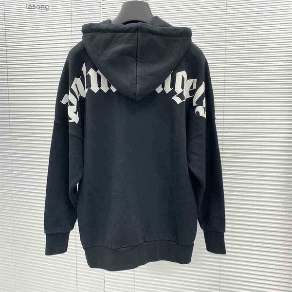 mens designer palmangel hoodies autumn spring and tide br thin printed sweater men's women's same coat leisure loose medium long s, Black
mens designer palmangel hoodies autumn spring and tide br thin printed sweater men's women's same coat leisure loose medium long s, Black
