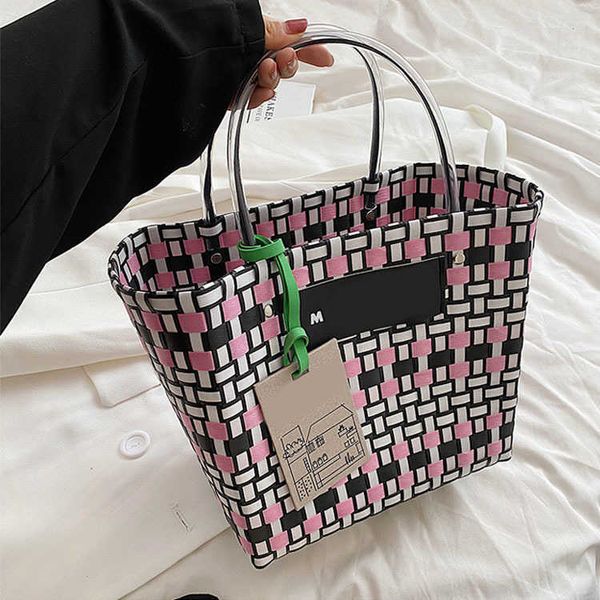 beach bags women designer bags woven bucket luxurys handbags color matching shopping basket plastic woven shopping bag 230301
beach bags women designer bags woven bucket luxurys handbags color matching shopping basket plastic woven shopping bag 230301