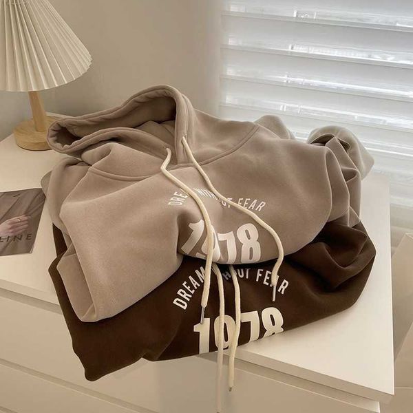 women's hoodies milk letter plush hooded casual sweater autumn winter thickened korean style loose slim student coat female, Black
women's hoodies milk letter plush hooded casual sweater autumn winter thickened korean style loose slim student coat female, Black