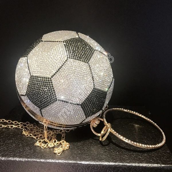 5.5" wedding rhinestone round ball purse for women party football cross body purse crystal evening bag clutch handbag
5.5" wedding rhinestone round ball purse for women party football cross body purse crystal evening bag clutch handbag