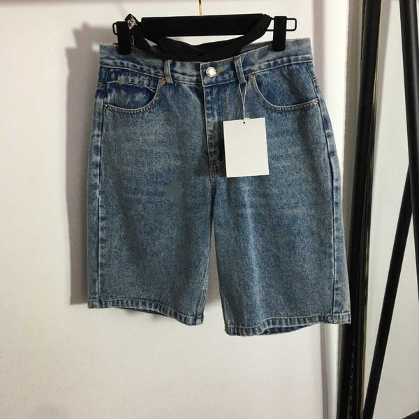 23ss womens brand designer denim shorts panties exposed design fake two-piece five-cent high-waisted denim shorts temperament women clothing, White;black
23ss womens brand designer denim shorts panties exposed design fake two-piece five-cent high-waisted denim shorts temperament women clothing, White;black