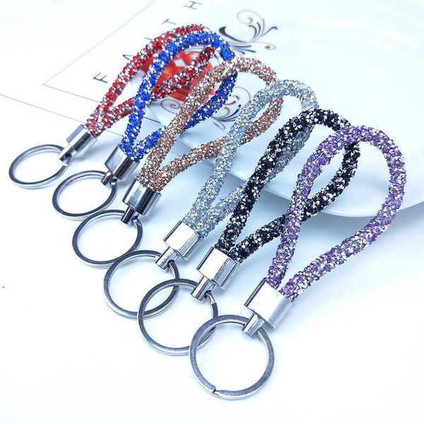 key rings colorful candy colors sparkling crystal pu leather rope keychain for couples women men girl car bag accessories gift keyring r2303, Slivery;golden
key rings colorful candy colors sparkling crystal pu leather rope keychain for couples women men girl car bag accessories gift keyring r2303, Slivery;golden