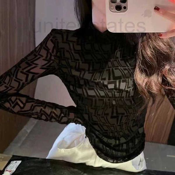 women's t-shirt designer high-quality women's tee thin section inner long-sleeved t-shirts fashion full printing slim high-neck t-, White
women's t-shirt designer high-quality women's tee thin section inner long-sleeved t-shirts fashion full printing slim high-neck t-, White