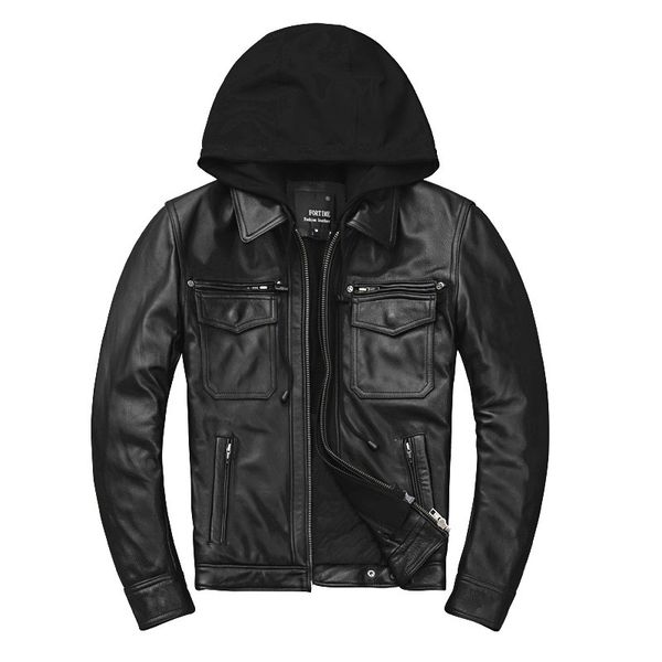 motorcycle leather jacket ,men black genuine lambskin leather biker jacket , waterproof windbreakers cotton padded ,tick warm hooded for au
motorcycle leather jacket ,men black genuine lambskin leather biker jacket , waterproof windbreakers cotton padded ,tick warm hooded for au