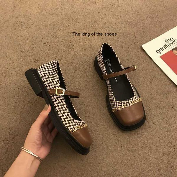 small fragrant wind mary jane lover shoes women's spring 2023 new chunky heel british small leather shoes evening gentle single shoes, Black
small fragrant wind mary jane lover shoes women's spring 2023 new chunky heel british small leather shoes evening gentle single shoes, Black