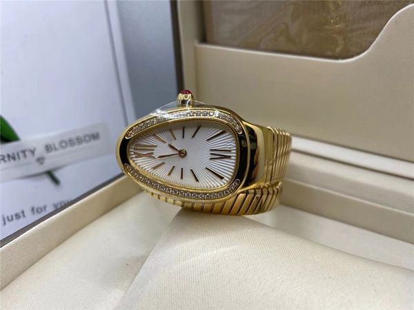 women's watch, 32mm, stainless steel, double wound serpentine, imported quartz movement, spring strap, diamond ring, small, Slivery;golden
women's watch, 32mm, stainless steel, double wound serpentine, imported quartz movement, spring strap, diamond ring, small, Slivery;golden