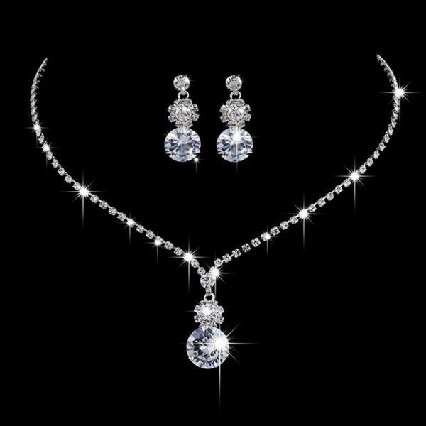 superior quality pendant earring suit inlaid shiny austria crystal earring noble and elegant twinkle bridal neklace chain adjustable length, Silver
superior quality pendant earring suit inlaid shiny austria crystal earring noble and elegant twinkle bridal neklace chain adjustable length, Silver