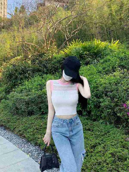 women's knits & tees designer 2023 new fashion slim fit cut out contrast stripe knit shirt with strap short versatile tank women v6gu, White
women's knits & tees designer 2023 new fashion slim fit cut out contrast stripe knit shirt with strap short versatile tank women v6gu, White