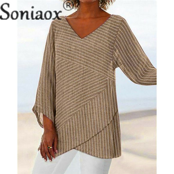 women's tshirt vintage crossed stripes print female autumn casual slim fit irregular tee's long sleeves v neck pullover 5xl 23031, White
women's tshirt vintage crossed stripes print female autumn casual slim fit irregular tee's long sleeves v neck pullover 5xl 23031, White