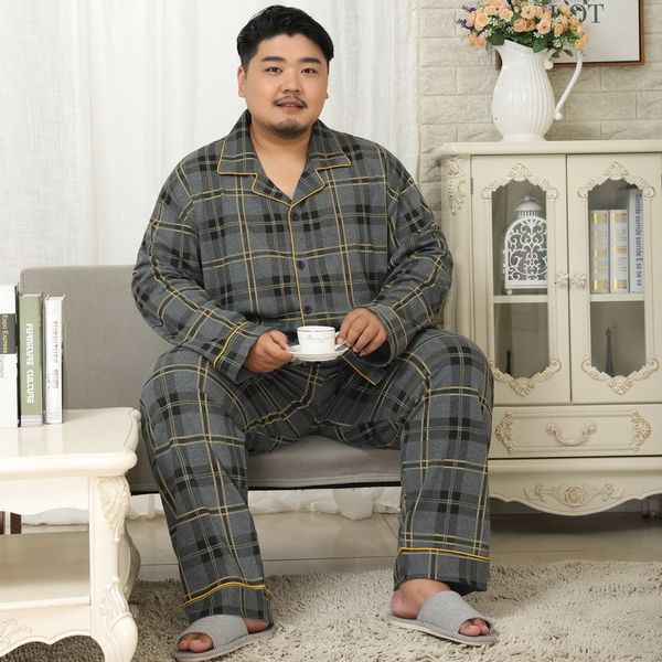 men's sleepwear 100% cotton pajama sets for fat men springe autumn plaid sleepwear men novelty pijamas pyjamas casual home wear 230320, Black;brown
men's sleepwear 100% cotton pajama sets for fat men springe autumn plaid sleepwear men novelty pijamas pyjamas casual home wear 230320, Black;brown