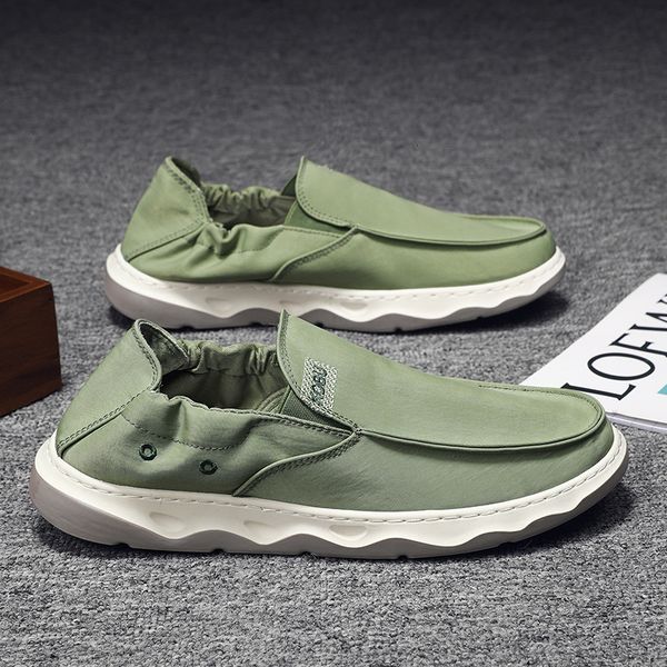dress shoes men vulcanized summer men's casual breathable walking canvas loafer light male sneakers 230320, Black
dress shoes men vulcanized summer men's casual breathable walking canvas loafer light male sneakers 230320, Black