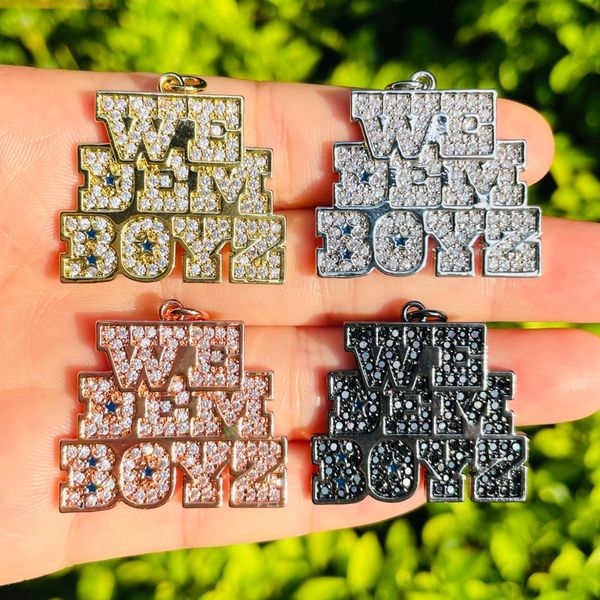 charms 5pcs we dem boyz word for women bracelet design goldplate pendant girl necklace making jewelry accessory wholesale 230320, Bronze;silver
charms 5pcs we dem boyz word for women bracelet design goldplate pendant girl necklace making jewelry accessory wholesale 230320, Bronze;silver