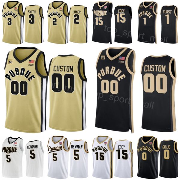 college purdue boilermakers jersey basketball 15 zach edey 2 fletcher loyer 3 braden smith 0 mason gillis 5 brandon newman 1 caleb furst sti, Black
college purdue boilermakers jersey basketball 15 zach edey 2 fletcher loyer 3 braden smith 0 mason gillis 5 brandon newman 1 caleb furst sti, Black