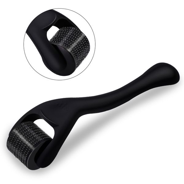 beauty items 0.5mm 540 microneedle titanium matte black derma roller for face beard hair growth
beauty items 0.5mm 540 microneedle titanium matte black derma roller for face beard hair growth