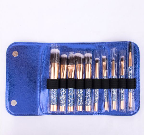 beauty items wholesale makeup brushes rose gold glitter handle 10 crystal diamond foundation brush set pu bag
beauty items wholesale makeup brushes rose gold glitter handle 10 crystal diamond foundation brush set pu bag