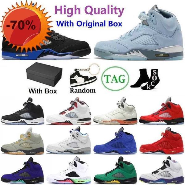 with new box jumpman 5 basketball shoes 5s sports sneakers concord green bean racer blue bluebird moonlight raging red stealth men 2.0
with new box jumpman 5 basketball shoes 5s sports sneakers concord green bean racer blue bluebird moonlight raging red stealth men 2.0