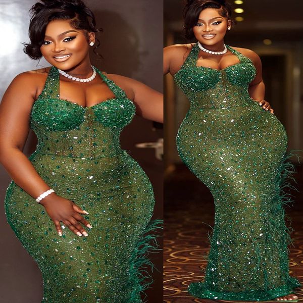 2023 arabic aso ebi green mermaid prom dresses crystals feather evening formal party second reception birthday engagement gowns dress zj3302, Black
2023 arabic aso ebi green mermaid prom dresses crystals feather evening formal party second reception birthday engagement gowns dress zj3302, Black