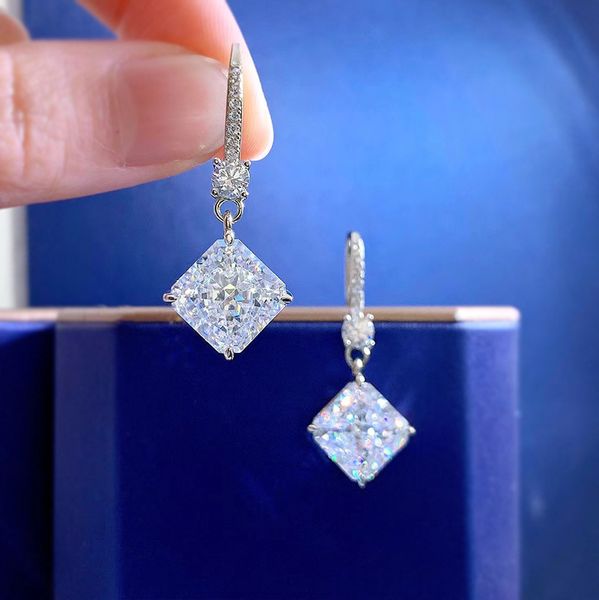 radiant cut 10mm diamond dangle earring 100% real 925 sterling silver jewelry engagement wedding drop earrings for women gift
radiant cut 10mm diamond dangle earring 100% real 925 sterling silver jewelry engagement wedding drop earrings for women gift
