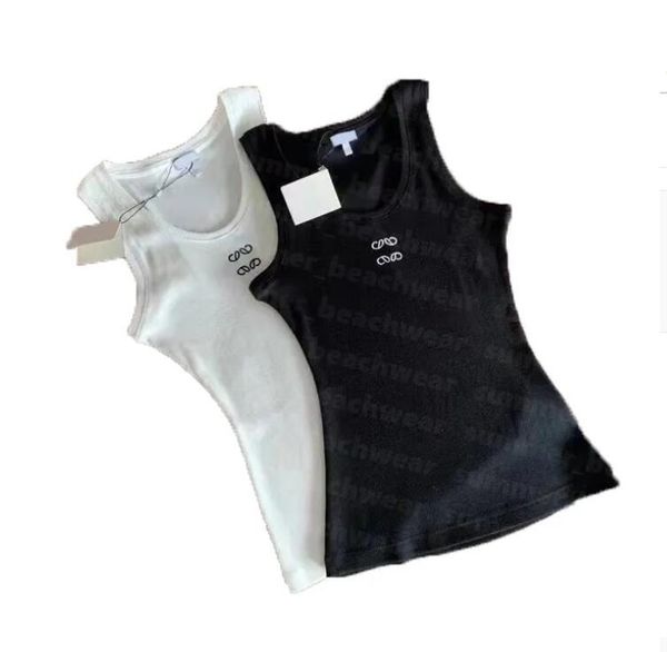 women knits tee embroidery knitted vest sport tank breathable yoga vest, Black;white
women knits tee embroidery knitted vest sport tank breathable yoga vest, Black;white