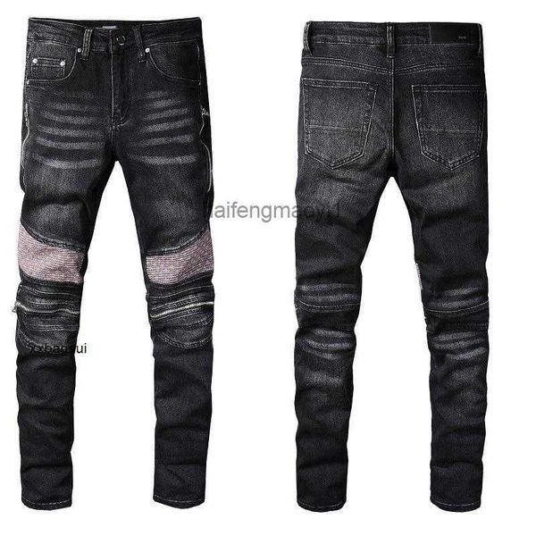 designer jeans fog new fashion brand stitching zipper design sense motorcycle jeans high street slim black pants, Blue
designer jeans fog new fashion brand stitching zipper design sense motorcycle jeans high street slim black pants, Blue