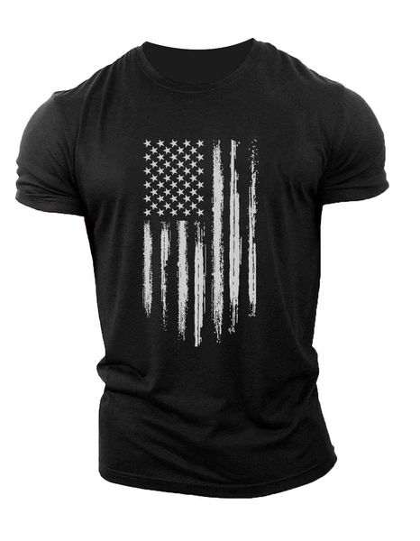 men's t-shirts men's american flag trend fitness short sleeve t-shirt fashion, White;black
men's t-shirts men's american flag trend fitness short sleeve t-shirt fashion, White;black