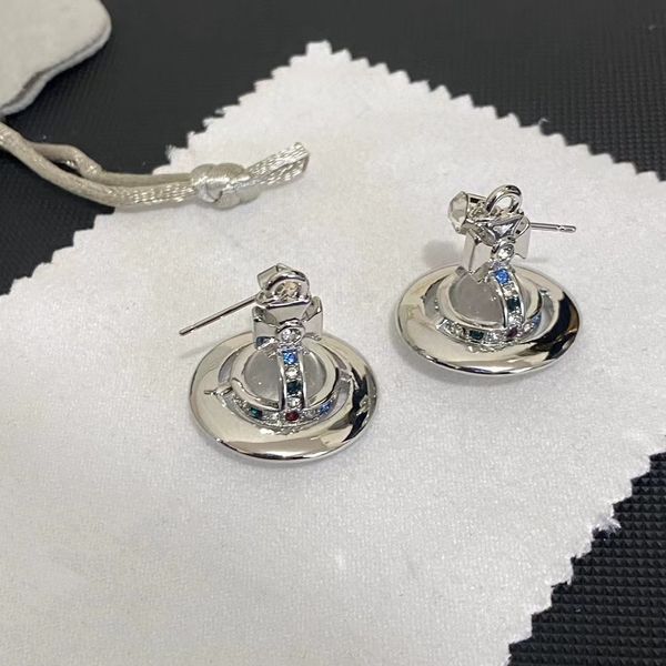3rd time the charm multi-color gem round pearl earrings the new diamond earrings, Golden
3rd time the charm multi-color gem round pearl earrings the new diamond earrings, Golden