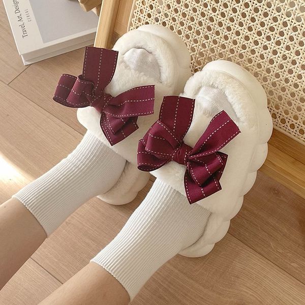 slippers winter kawaii princess ladies thicksoled house fur opentoe bedroom cute big bow pattern home women fluffy slipper 230320, Black
slippers winter kawaii princess ladies thicksoled house fur opentoe bedroom cute big bow pattern home women fluffy slipper 230320, Black
