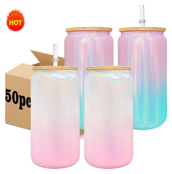 sublimation 16oz glitter gradient glass can tumbler creative sequins shape bottle with lid and straw summer drinkware mason jar juice cup
sublimation 16oz glitter gradient glass can tumbler creative sequins shape bottle with lid and straw summer drinkware mason jar juice cup