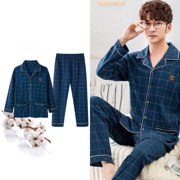 men's sleepwear big size -4xl autumn hq cotton gentleman men pyjamas men's pajamas sets lapel sleepwear pyjamas night suits pijam, Black;brown
men's sleepwear big size -4xl autumn hq cotton gentleman men pyjamas men's pajamas sets lapel sleepwear pyjamas night suits pijam, Black;brown