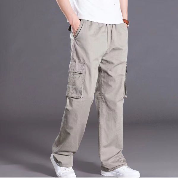 men's pants men's casual trousers cotton overalls elastic waist full len multi-pocket plus fertilizer xl men's clothing big s, Black
men's pants men's casual trousers cotton overalls elastic waist full len multi-pocket plus fertilizer xl men's clothing big s, Black