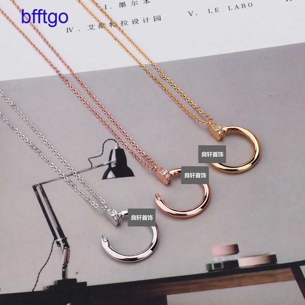 legal copy 8a fashion new style nail necklace full diamond micro inlay creative women's collar chain plating personalized batch, Black
legal copy 8a fashion new style nail necklace full diamond micro inlay creative women's collar chain plating personalized batch, Black