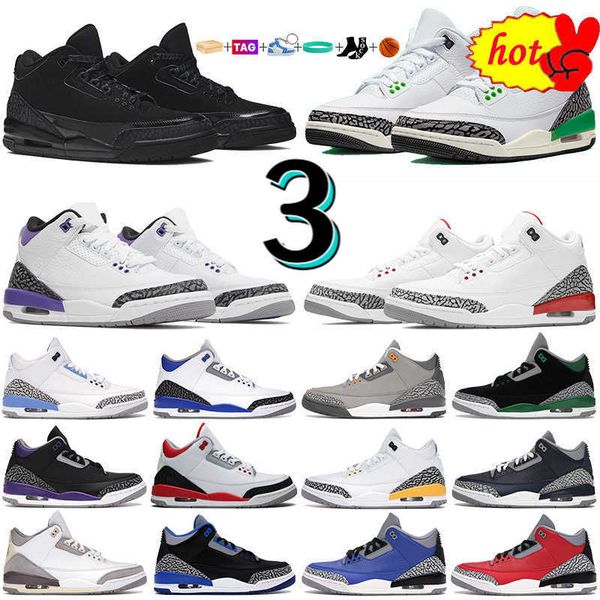 with box jumpman 3 basketball shoes men women sneakers designer 3s shoe sports trainer unc pine green dark iris cool grey racer blue sneaker, Black
with box jumpman 3 basketball shoes men women sneakers designer 3s shoe sports trainer unc pine green dark iris cool grey racer blue sneaker, Black