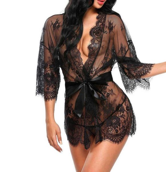 women's sleepwear erotic babydooll new slepwear women lace sheer lingerie v-neck nightwear robes with g-string babydoll women slleepwea, Black;red
women's sleepwear erotic babydooll new slepwear women lace sheer lingerie v-neck nightwear robes with g-string babydoll women slleepwea, Black;red