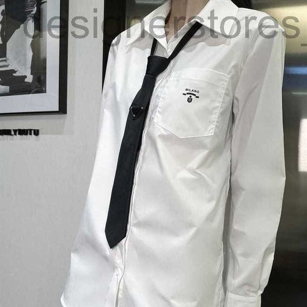 designer triangular tie women shirts design print letter white blouse summer spring coat quality fashions clothes sml vlpw
designer triangular tie women shirts design print letter white blouse summer spring coat quality fashions clothes sml vlpw