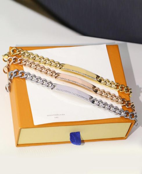fashion 18k gold plated stainless steel chain bracelet titanium luxury brand designer letters chain bangle men women metal jewelry6066715, Black
fashion 18k gold plated stainless steel chain bracelet titanium luxury brand designer letters chain bangle men women metal jewelry6066715, Black