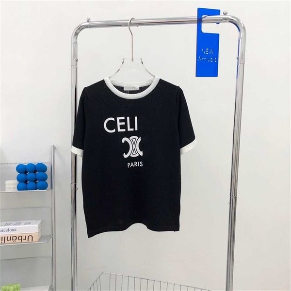 80% off factory outlet online summer new cel arc women's short sleeved t-shirt blue and white contrast color cotton base popular 
80% off factory outlet online summer new cel arc women's short sleeved t-shirt blue and white contrast color cotton base popular