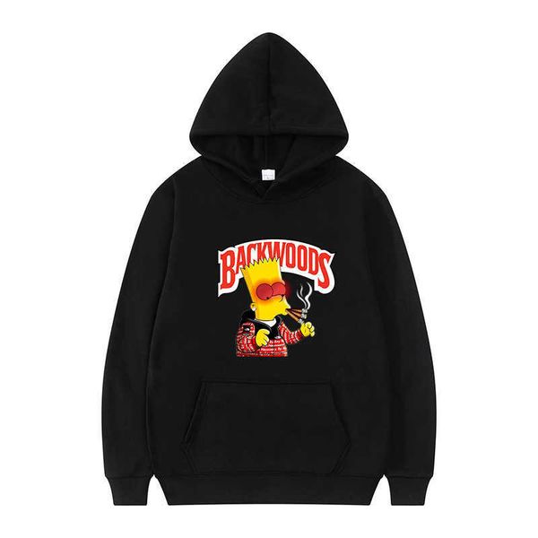men's hoodies men's sweater backwoods cigar simpson cartoon co branded hoodie, Black
men's hoodies men's sweater backwoods cigar simpson cartoon co branded hoodie, Black