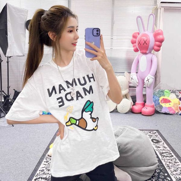 designer t shirts humanss makes cattle 21ss flying duck with wheat in its mouth bamboo knot cotton couple loose round neck short-sleeved t-s, White;black
designer t shirts humanss makes cattle 21ss flying duck with wheat in its mouth bamboo knot cotton couple loose round neck short-sleeved t-s, White;black