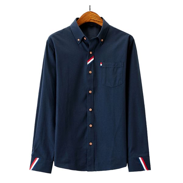 men's casual shirts mens tb classic luxury stripe shirts solid oxford button up casual blouse shirt formal business sleeve shirts 2303, White;black
men's casual shirts mens tb classic luxury stripe shirts solid oxford button up casual blouse shirt formal business sleeve shirts 2303, White;black