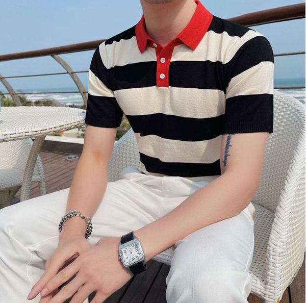 men's polo shirt polos tshirt t shirt tees embroidery short sleeved shirts for men tshirts designer, White;black
men's polo shirt polos tshirt t shirt tees embroidery short sleeved shirts for men tshirts designer, White;black