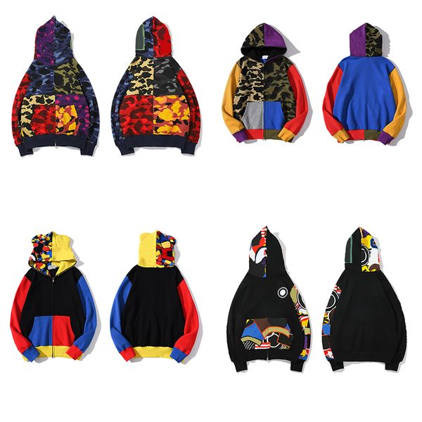 men's designer hoodie women's full zip shark hoodie black camo jacket panel hooded sweatshirt men's sweater long sleeve cardi
men's designer hoodie women's full zip shark hoodie black camo jacket panel hooded sweatshirt men's sweater long sleeve cardi