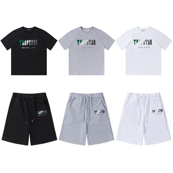 mens pants oversized t shirt trapstar green white towel embroidered short sleeve shorts set 230320, Black
mens pants oversized t shirt trapstar green white towel embroidered short sleeve shorts set 230320, Black